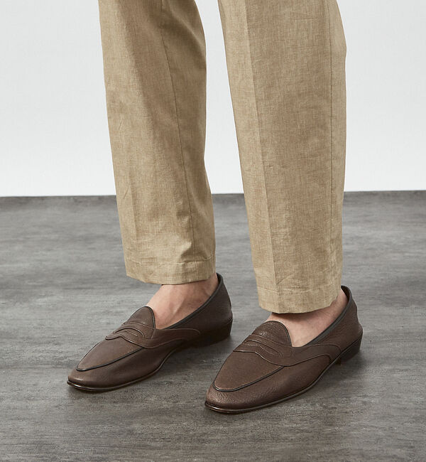 ABAHOUSE「【セットアップ対応】スーパーストレッチ リネンブレンド イージー スラックス」|スラックス|