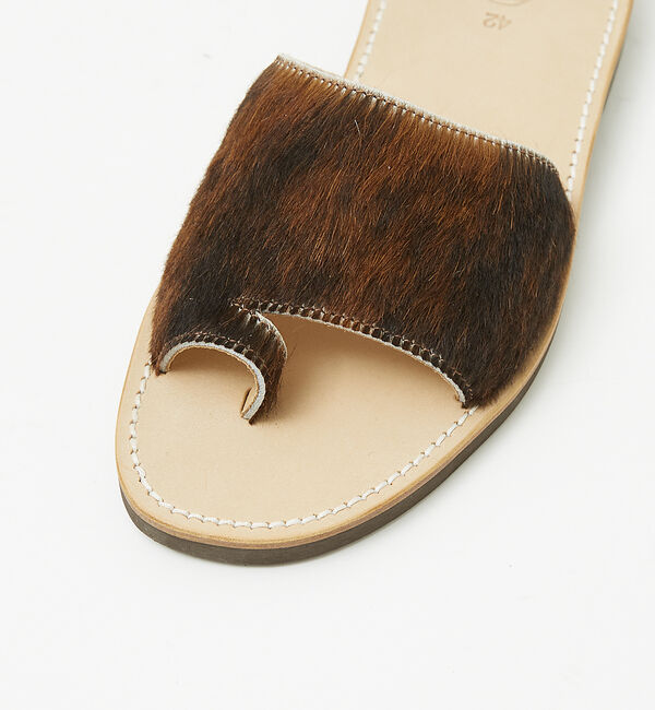 ABAHOUSE「【LA BOTTE GARDIANE / ラ ボッタ ガルディエーヌ 】ハラコサ」|サンダル|