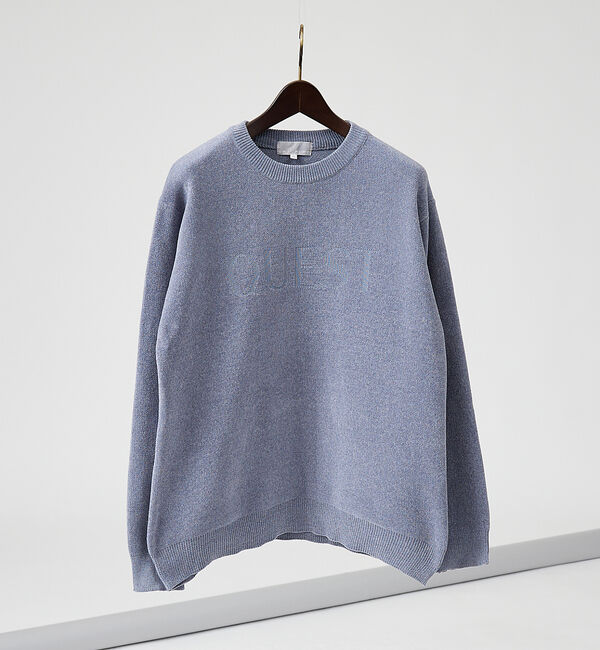 ABAHOUSE「【QUEST / ワンポイントロゴ】モールリンクス ニット」|ニット・セーター|