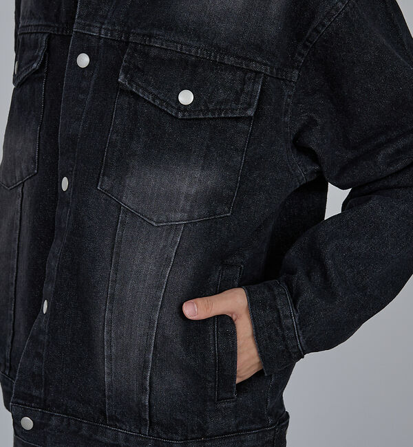 ABAHOUSE「【AH ABAHOUSE】ヴィンテージライク ブラスト デニムジャケット / セ」|その他|