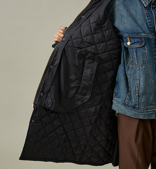 ABAHOUSE「【Barbour / バブアー】EXMOOR / エクスモア キルティング ステ」|ステンカラーコート|