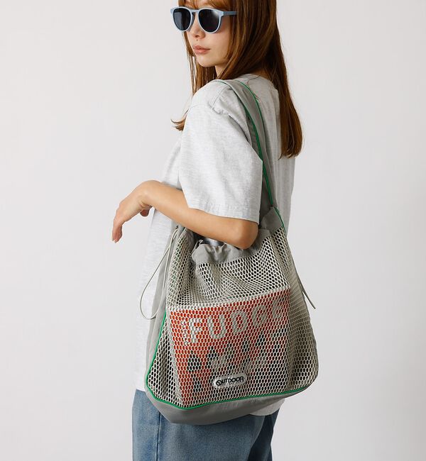 ABAHOUSE「【OUTDOOR PRODUCTS / アウトドアプロダクツ】Mesh Nylo」|トートバッグ|グレー
