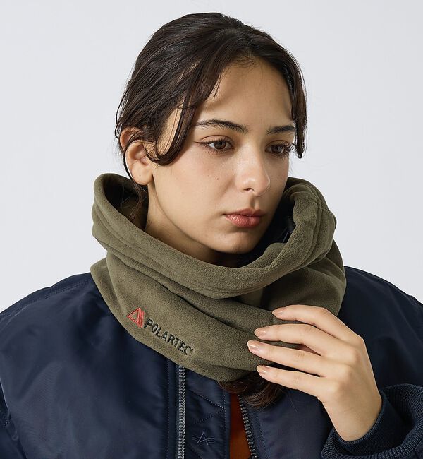 ABAHOUSE「【POLARTEC /ポーラテック】NECKWARMER / ネックウォーマー/」|マフラー|