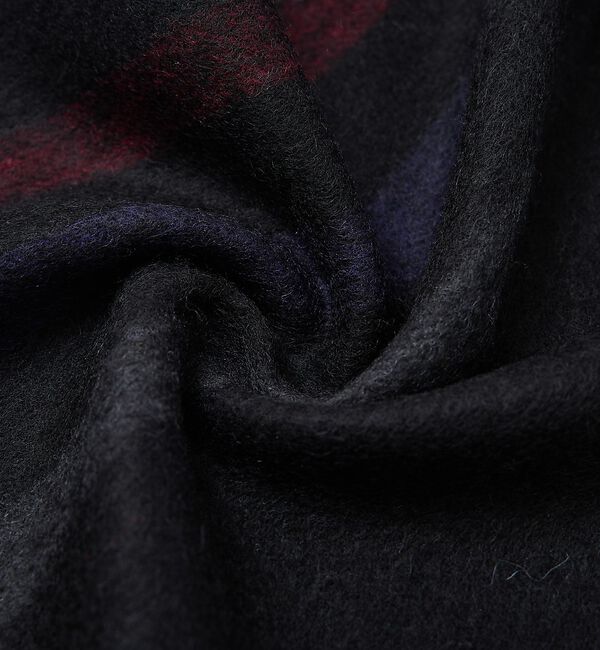 ABAHOUSE「チェック＆ストライプ　ウールマフラー」|マフラー|