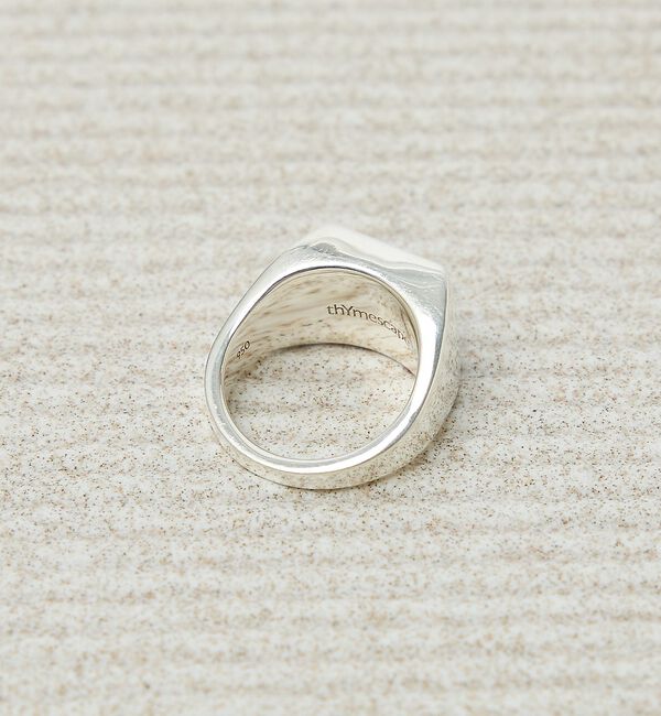 ABAHOUSE「【UNISEX】SIGNET SQUARE RING / シグネットスクエア リ」|リング|