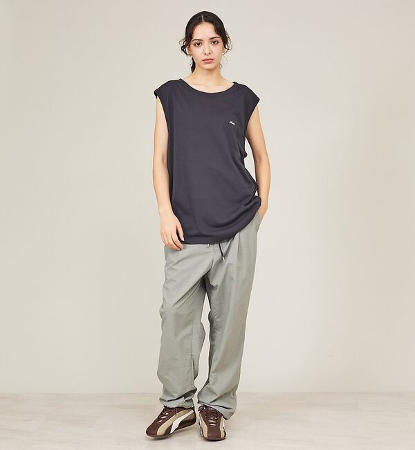 ABAHOUSE「【NANGA/ナンガ】DRY MIX TANK TOP /ロゴプリント 吸汗速乾」|キャミソール|