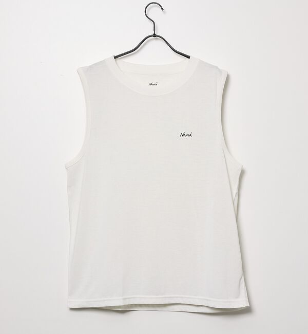 ABAHOUSE「【NANGA/ナンガ】DRY MIX TANK TOP /ロゴプリント 吸汗速乾」|キャミソール|