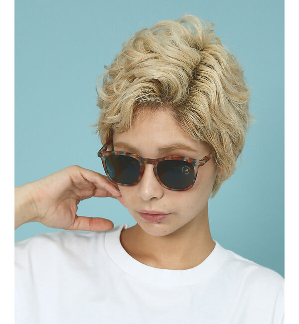 ABAHOUSE「【IZIPIZI / イジピジ】SUN #E / ウェリントン型 サングラス /」|メガネ|ベージュ系その他2