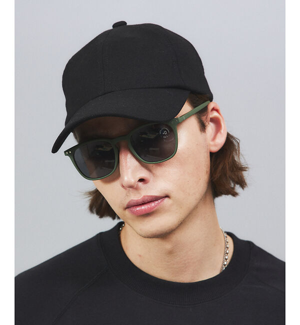 ABAHOUSE「【IZIPIZI / イジピジ】SUN #E / ウェリントン型 サングラス /」|メガネ|カーキ