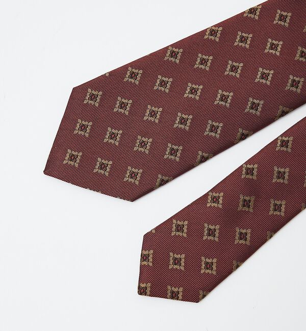 ABAHOUSE「【シルク100％】MADE IN JAPAN 小紋柄 ネクタイ」|ネクタイ・蝶ネクタイ|