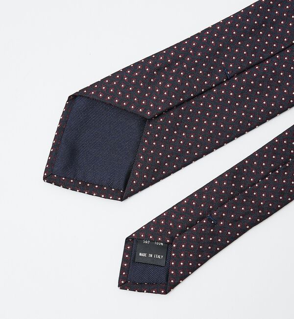 ABAHOUSE「【シルク100％】ドット柄 ネクタイ」|ネクタイ・蝶ネクタイ|