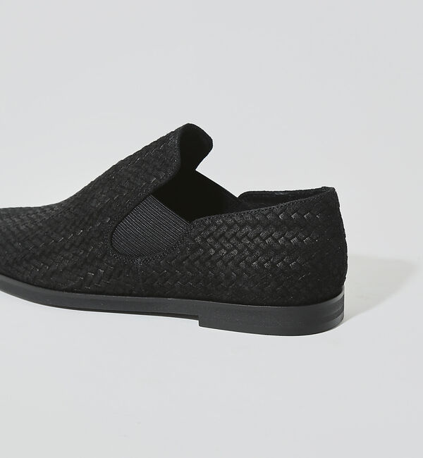 alfredoBANNISTER「【定番木型】メッシュ型押し / サイドゴア レザースリッポン」|その他|