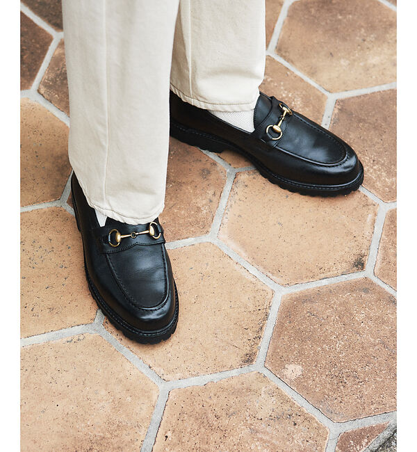 alfredoBANNISTER「【WEB限定】 軽量ソール使用 ビット ローファー/モカシン」|ローファー|