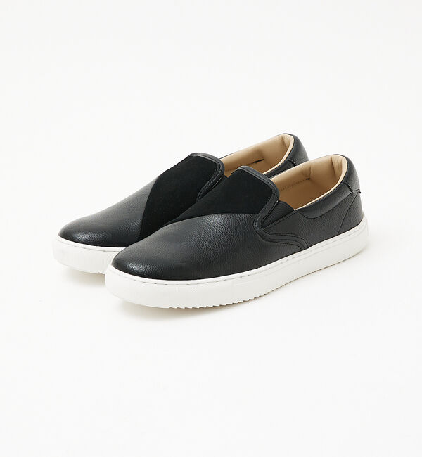 alfredoBANNISTER「スラッシュスリッポンスニーカー」|スニーカー|ブラック