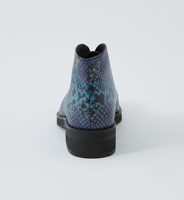 alfredoBANNISTER「オブリーク パイソン チャッカ ブーツ」|ショートブーツ|