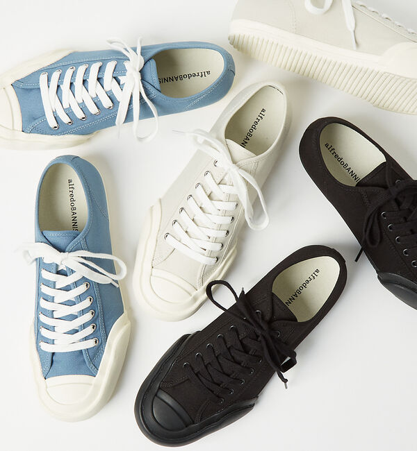 alfredoBANNISTER「【40周年】ボリューム キャップトゥ スニーカー」|スニーカー|