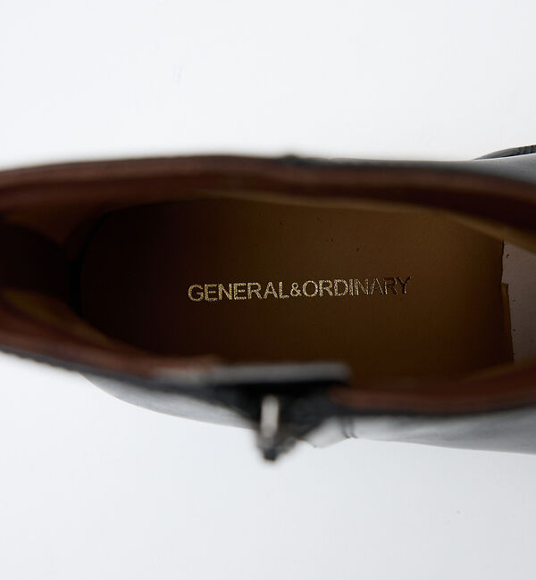 alfredoBANNISTER「【GENERAL&ORDINARY】ジッパーブーツ」|ショートブーツ|