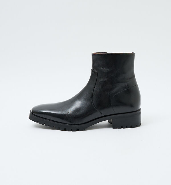 alfredoBANNISTER「スクエア サイドジップ ブーツ」|ショートブーツ|