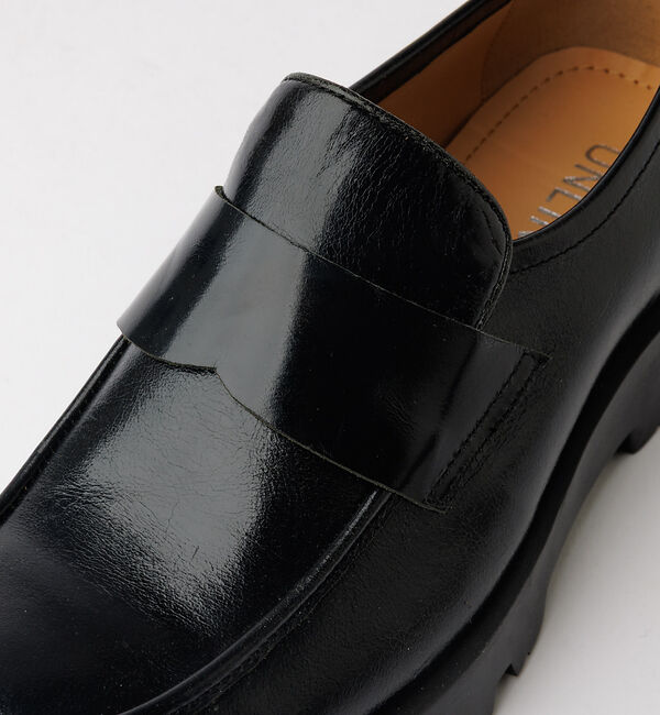 alfredoBANNISTER「【ボリュームソール / 厚底】本革 レザー ローファー」|ローファー|