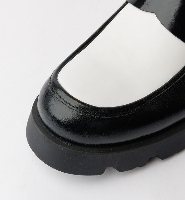 alfredoBANNISTER「【ボリュームソール / 厚底】本革 レザー ローファー」|ローファー|