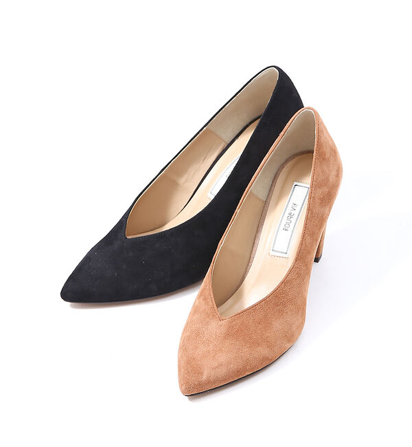 Rouge vif「Vカットパンプス」|パンプス|