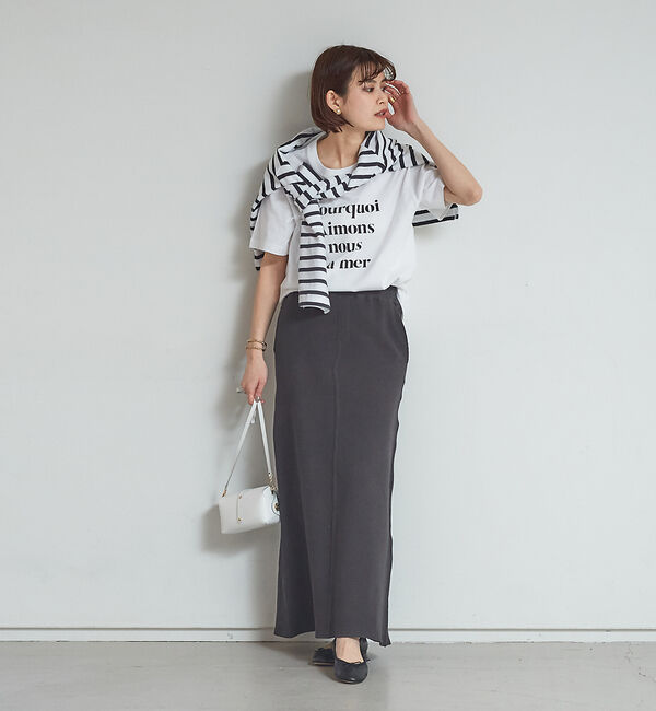 Rouge vif「【セットアップ対応】ワッフルロングスカート」|スカート|