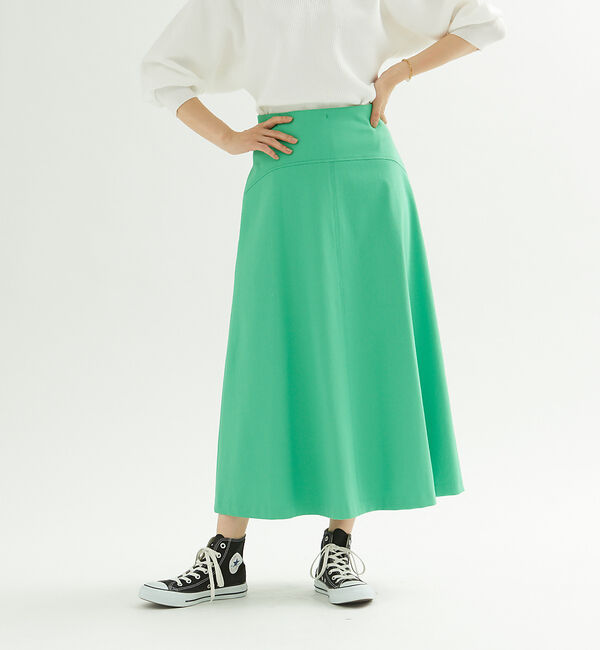 Rouge vif「【XSサイズ展開】シェルタリングフレアスカート」|スカート|