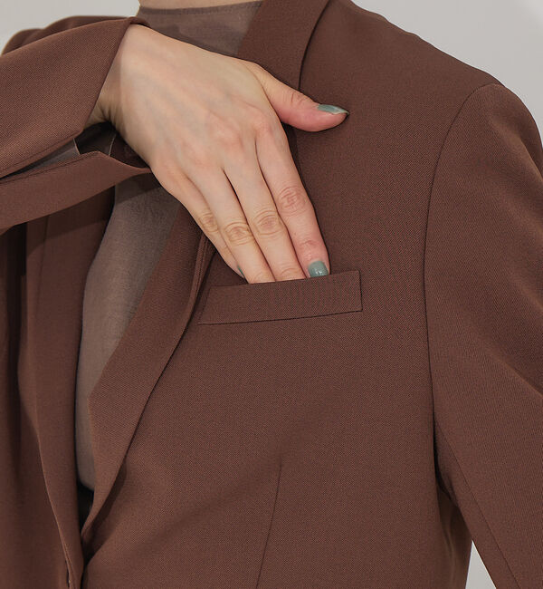 Rouge vif「ツィルシングルジャケット2」|テーラードジャケット|