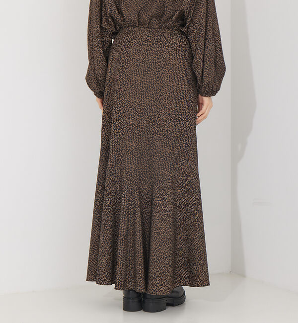 Rouge vif「花柄マキシスカート」|スカート|