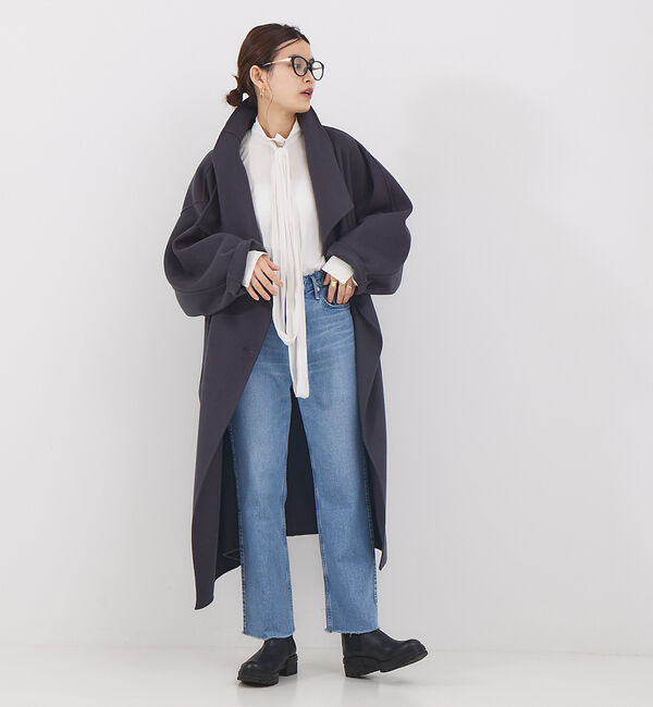 Rouge vif「割繊リボンデザインシャツ」|シャツ・ブラウス|