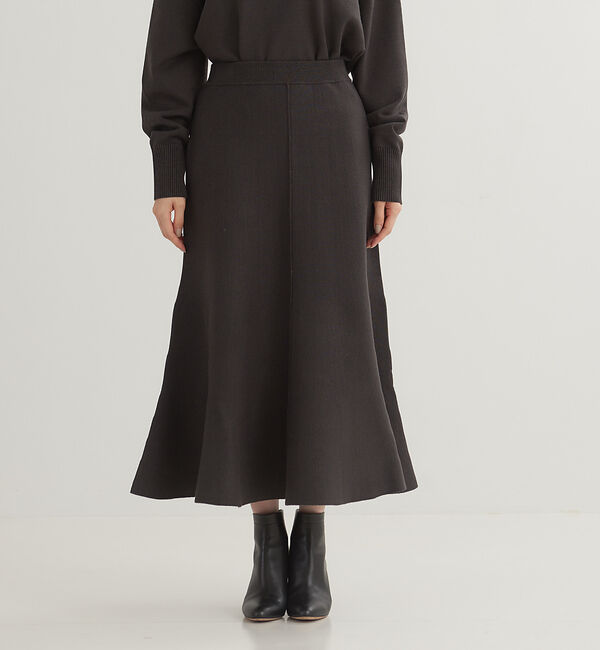 Rouge vif「【セットアップ対応】フレアニットスカート」|スカート|