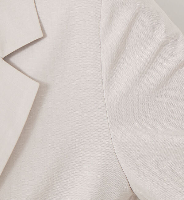 Rouge vif「麻混ダブルジャケット」|テーラードジャケット|