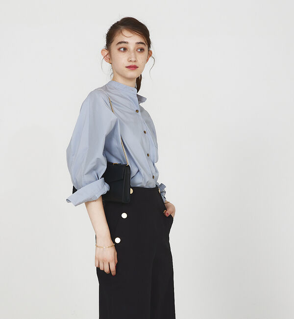 Rouge vif「ドレープ シャツ」|シャツ・ブラウス|