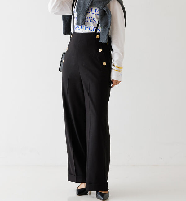 Rouge vif「サスペンダーパンツ3」|その他|ブラック