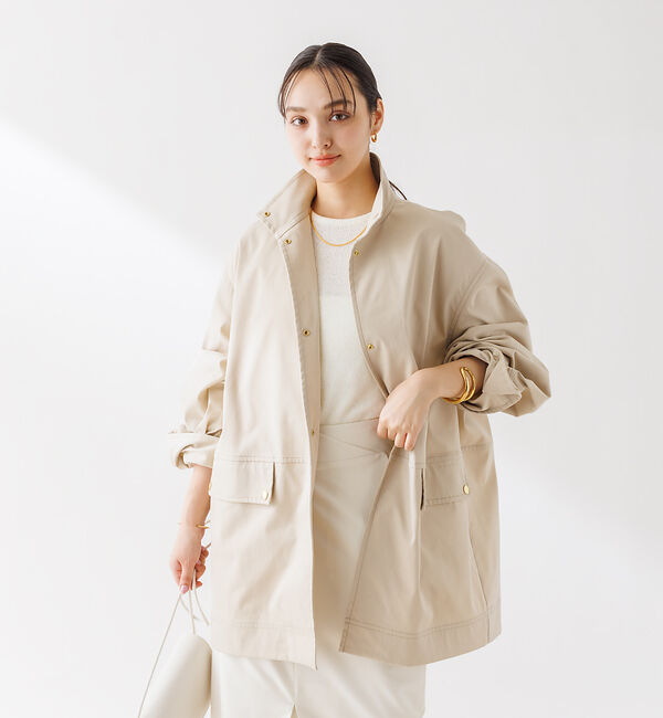 Rouge vif「スタンドカラー ハーフコートブルゾン」|その他|