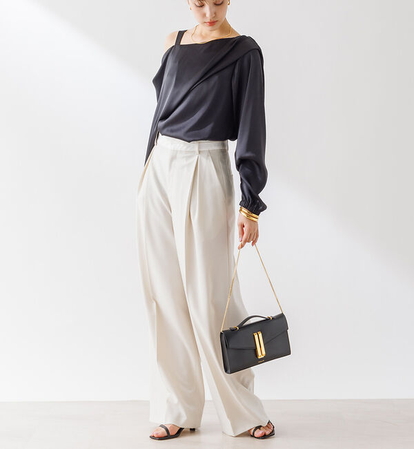 Rouge vif「【セットアップ対応】マーベルト ワイドパンツ」|その他|