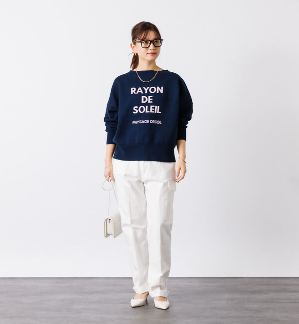 Rouge vif「【一部店舗限定】 ジャガードロゴニット」|ニット・セーター|