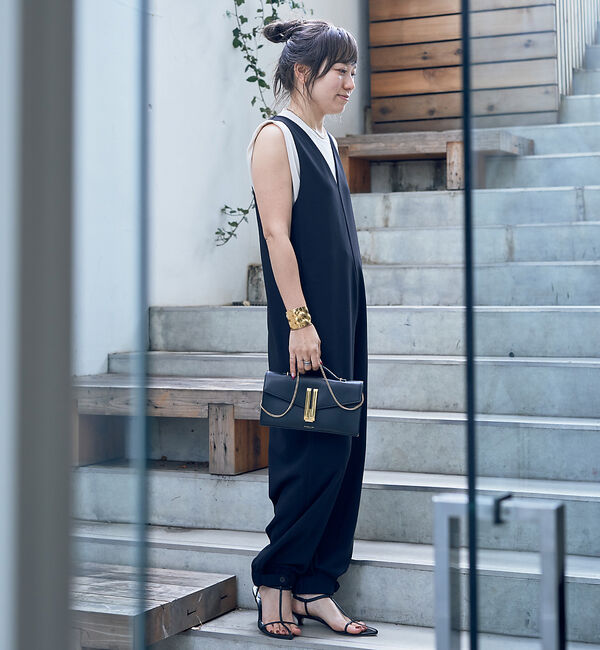 Rouge vif「【一部店舗限定】前後２WAYジョーゼットオールインワン」|オールインワン|