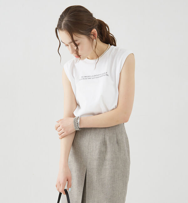 Rouge vif「バックバーティカルロゴタンクトップ」|Tシャツ・カットソー|