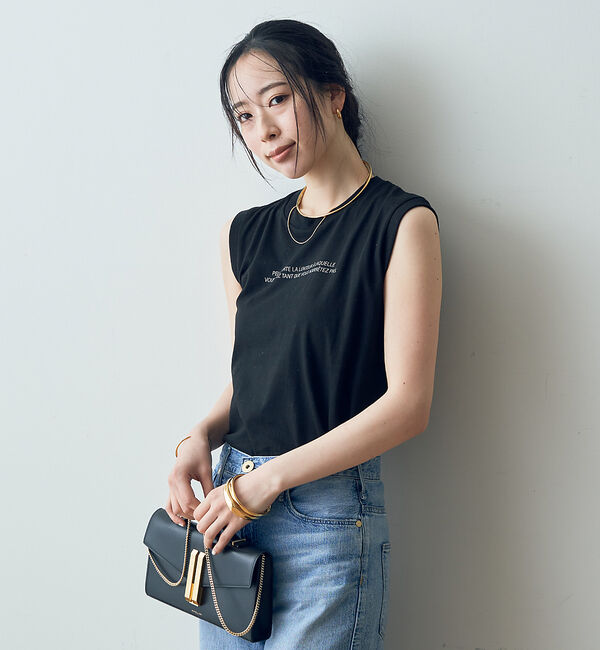 Rouge vif「バックバーティカルロゴタンクトップ」|Tシャツ・カットソー|