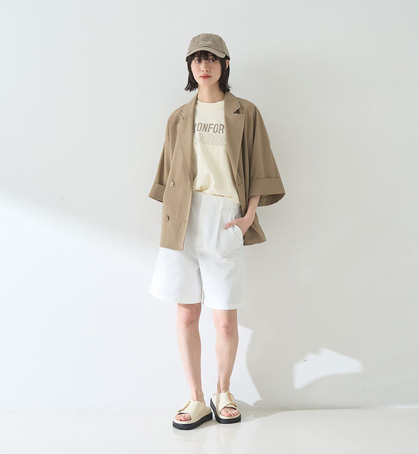 Rouge vif「撥水ドルマンハーフスリーブジャケット」|その他|