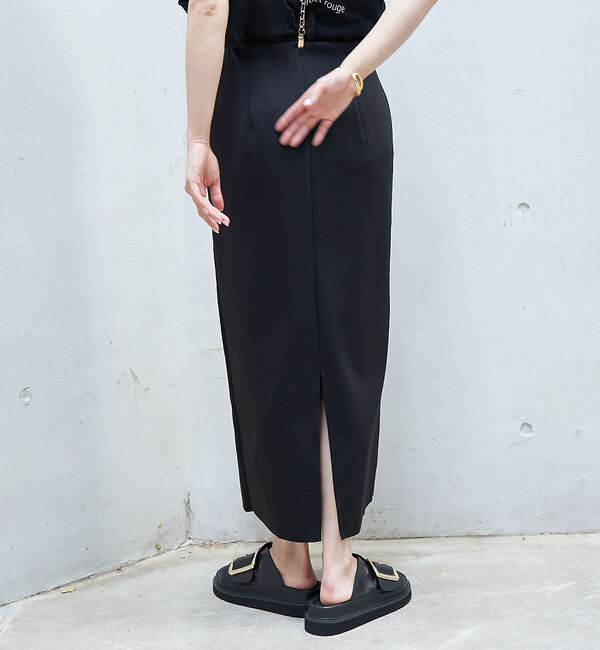 Rouge vif「【4サイズ展開】ストレッチダンボールタイトスカート」|スカート|