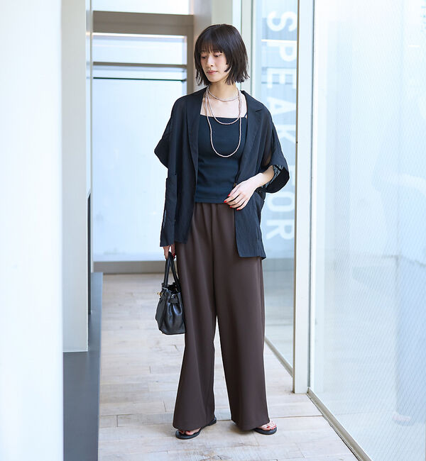 Rouge vif「カットジャージサイドラインパンツ」|その他|