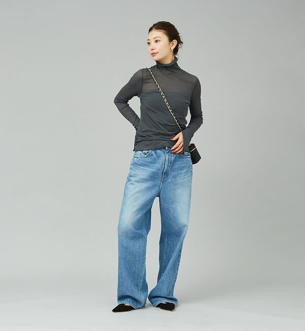 Rouge vif「【RED CARD/レッドカード】別注Dakota　ルーズストレートデニム」|デニム|