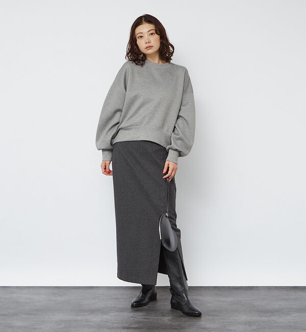 Rouge vif「【セットアップ対応】ニードルパンチ千鳥柄タイトスリットスカート」|スカート|