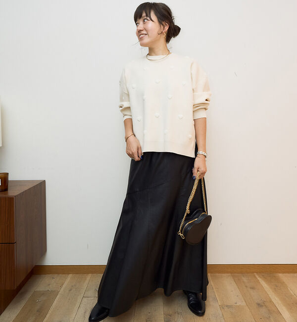 Rouge vif「【新色登場】ハートジャガードニットプルオーバー」|ニット・セーター|