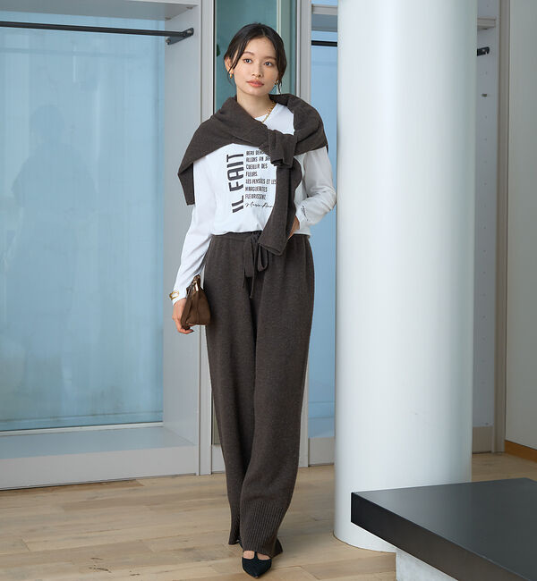 Rouge vif「リラックスロゴロンT（IL FAIT）」|Tシャツ・カットソー|