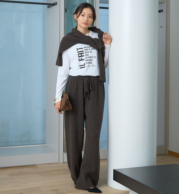 Rouge vif「リラックスロゴロンT（IL FAIT）」|Tシャツ・カットソー|