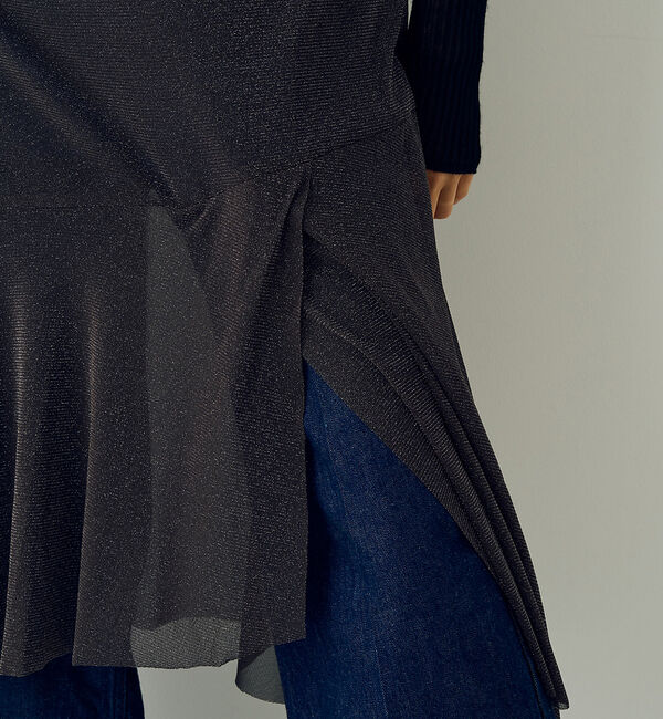 Rouge vif「シアーラメチュールキャミワンピース」|ワンピース|