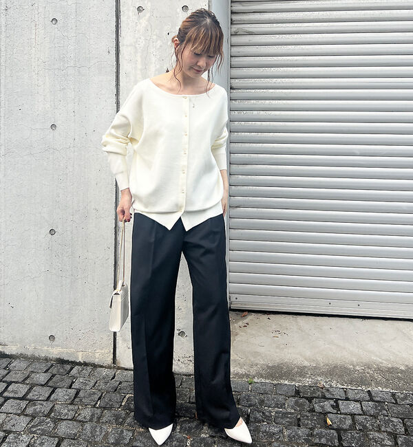 Rouge vif「スムース2WAYパールニット」|ニット・セーター|